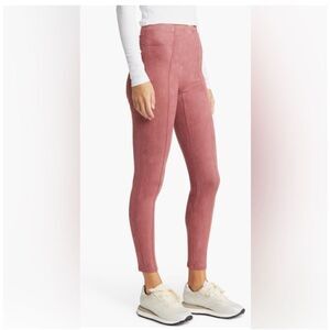 Spanx High Waist Faux suede Leggings New With Tag size small petite